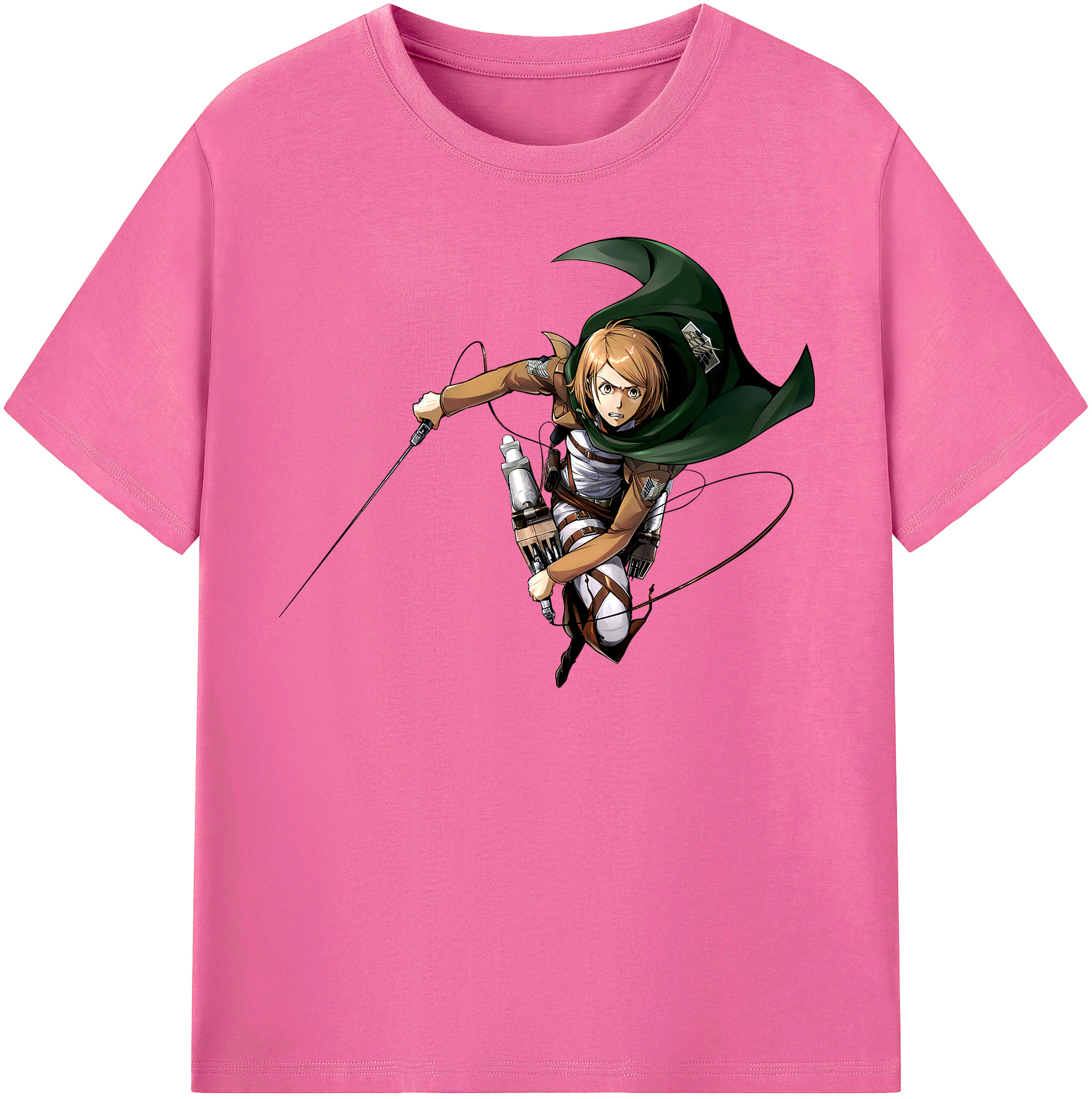 （画像用） 進撃の巨人 ペトラ·ラル Attack on Titan Petra Rall レディースカジュアルプリントTシャツ（綿100％）